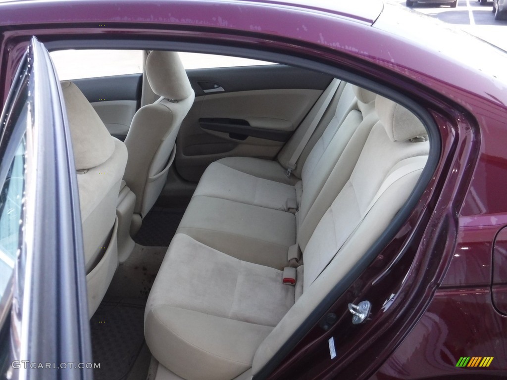 2010 Accord LX Sedan - Basque Red Pearl / Ivory photo #21