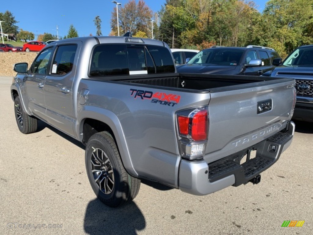 2020 Tacoma TRD Sport Double Cab 4x4 - Silver Sky Metallic / TRD Cement/Black photo #8