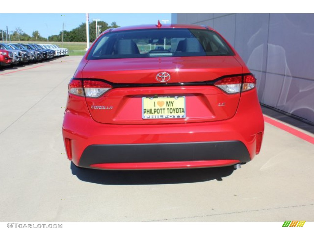 2020 Corolla LE - Barcelona Red Metallic / Black photo #7