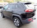 2017 Diamond Black Crystal Pearl Jeep Cherokee Trailhawk 4x4  photo #3