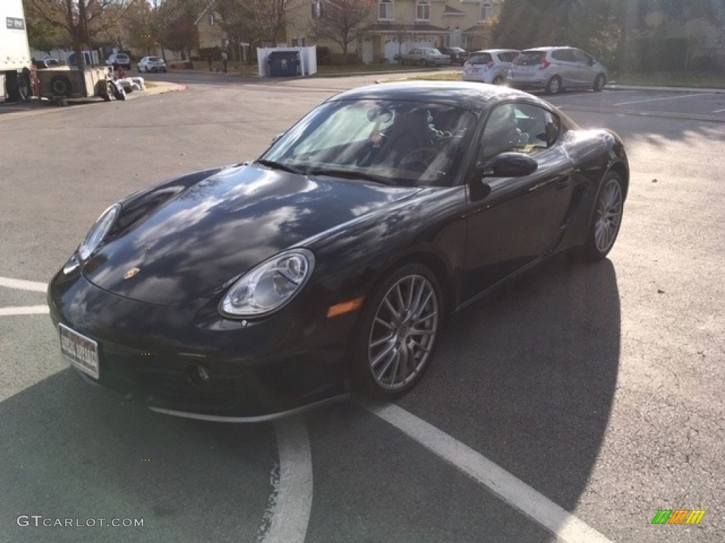 2006 Cayman S - Black / Sand Beige photo #1