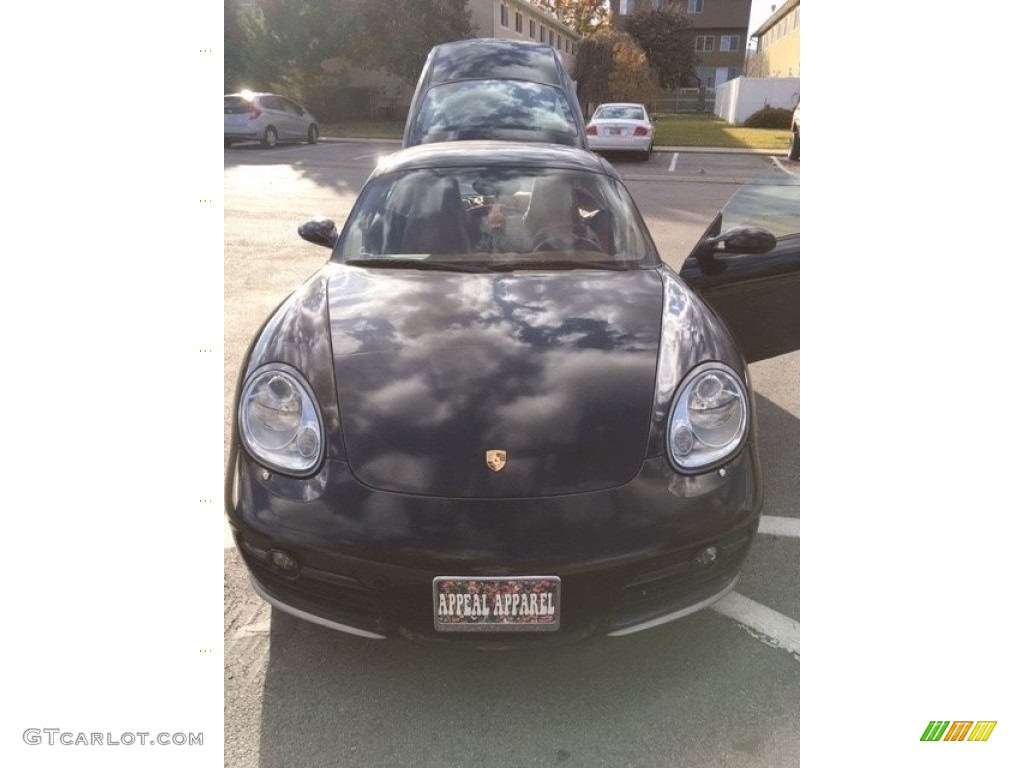 2006 Cayman S - Black / Sand Beige photo #2