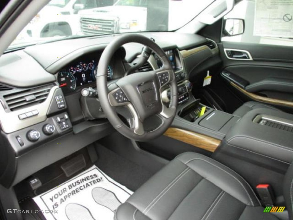 Jet Black Interior 2020 GMC Yukon XL Denali 4WD Photo #135763274