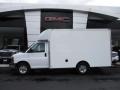 Summit White - Savana Cutaway 3500 Commercial Moving Truck Photo No. 2