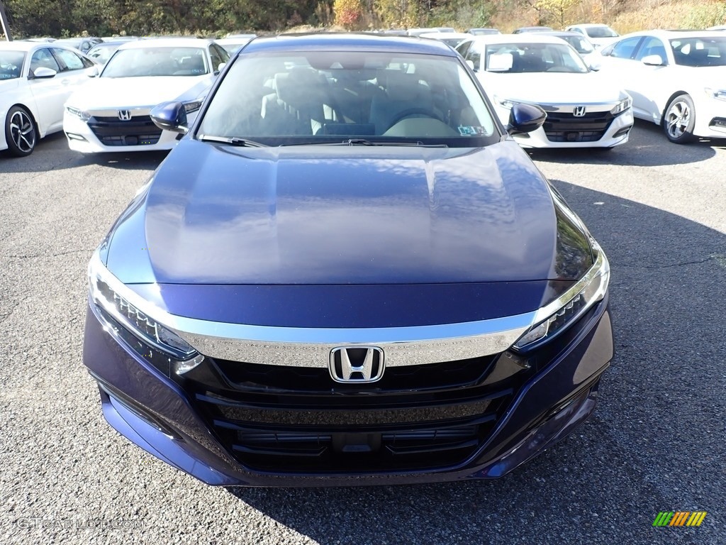 2020 Accord EX-L Sedan - Obsidian Blue Pearl / Gray photo #6