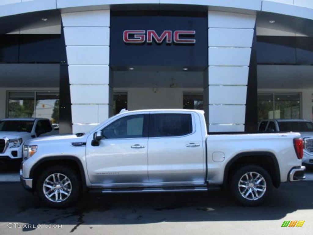 Quicksilver Metallic 2019 GMC Sierra 1500 SLT Crew Cab 4WD Exterior Photo #135765110