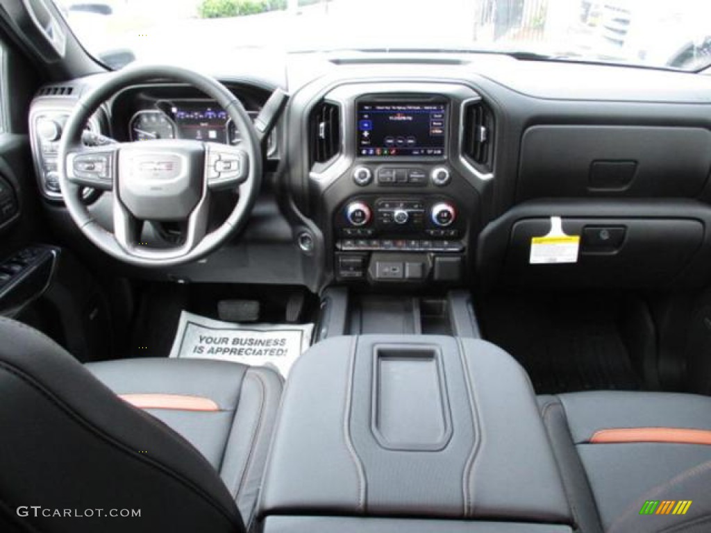 2019 GMC Sierra 1500 AT4 Crew Cab 4WD Jet Black Dashboard Photo #135765227