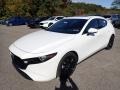 Front 3/4 View of 2019 MAZDA3 Hatchback Premium AWD