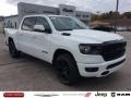 2020 Bright White Ram 1500 Big Horn Night Edition Crew Cab 4x4  photo #1