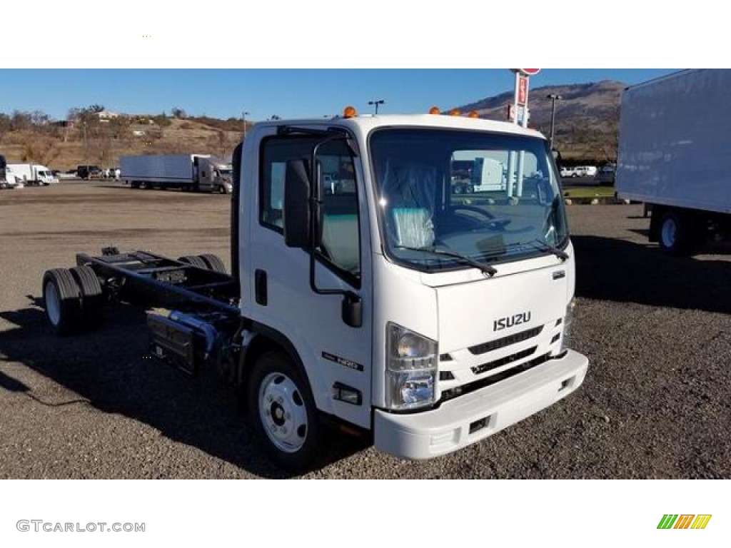 Arctic White 2019 Isuzu N Series Truck NRR Chassis Exterior Photo #135767183