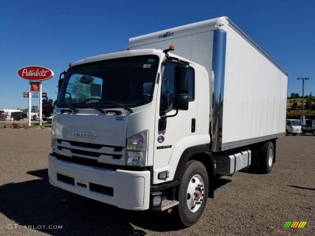 White 2019 Isuzu F Series Truck FTR Van Exterior Photo #135767354
