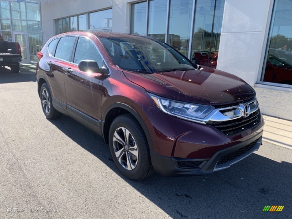 2019 CR-V LX AWD - Basque Red Pearl II / Gray photo #2