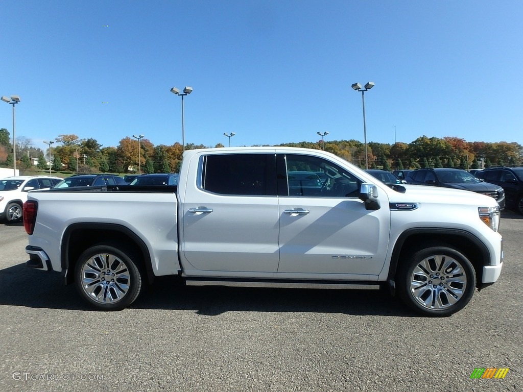 White Frost Tricoat 2020 GMC Sierra 1500 Denali Crew Cab 4WD Exterior Photo #135769818