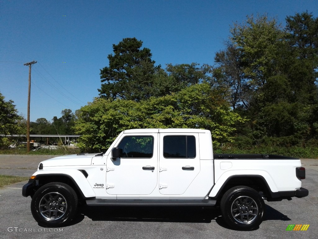 2020 Gladiator Overland 4x4 - Bright White / Black/Dark Saddle photo #1