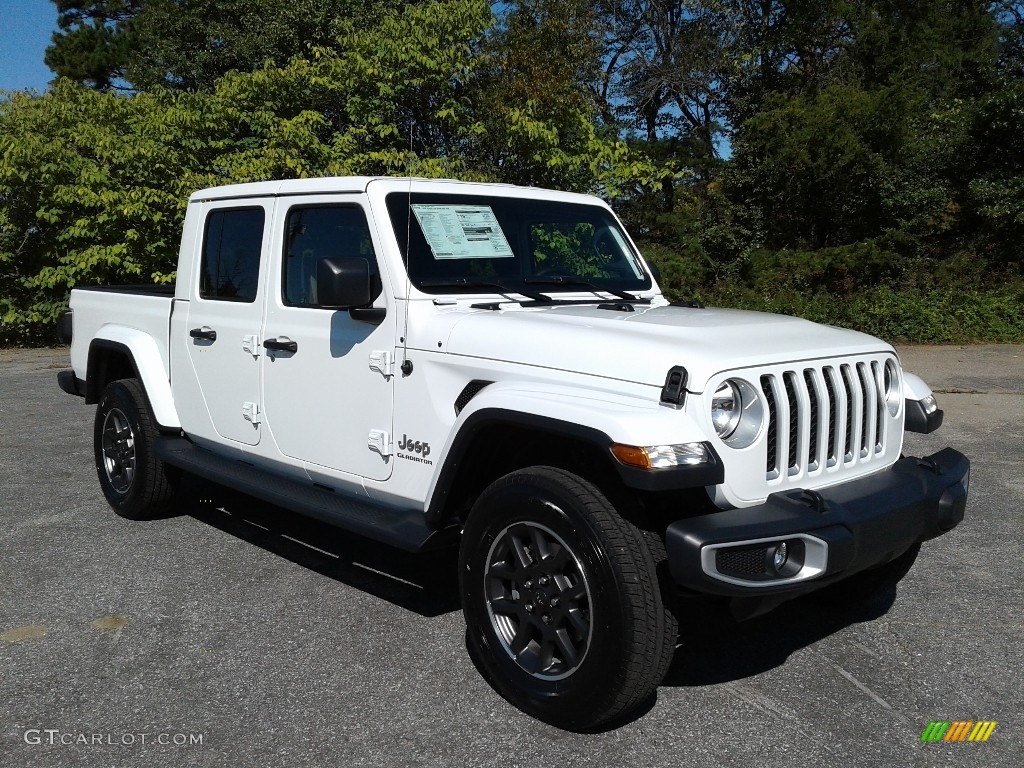 2020 Gladiator Overland 4x4 - Bright White / Black/Dark Saddle photo #4