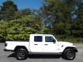 2020 Bright White Jeep Gladiator Overland 4x4  photo #5