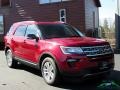 2018 Ruby Red Ford Explorer XLT 4WD  photo #7