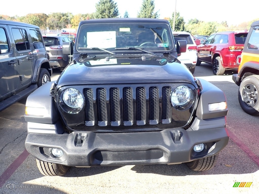 2020 Wrangler Sport 4x4 - Black / Black photo #7