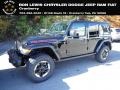 2020 Black Jeep Wrangler Unlimited Rubicon 4x4  photo #1