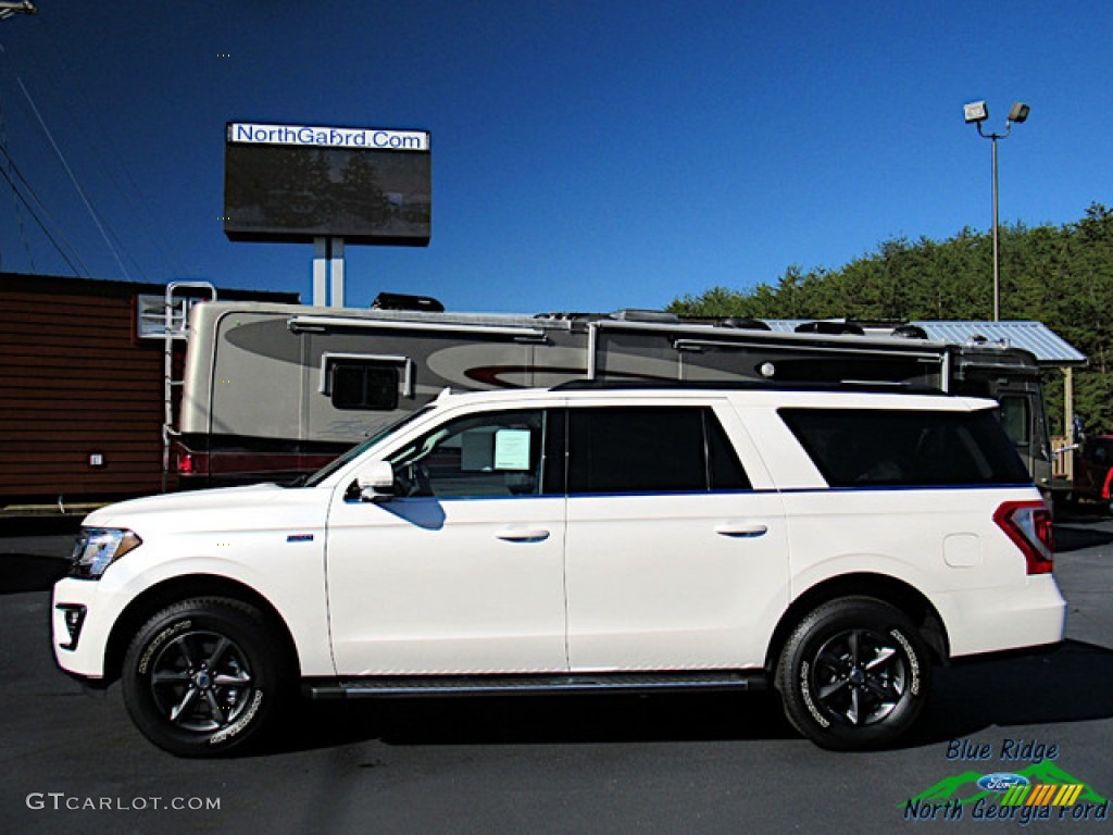 2019 Expedition XLT 4x4 - White Platinum Metallic Tri-Coat / Medium Stone photo #2