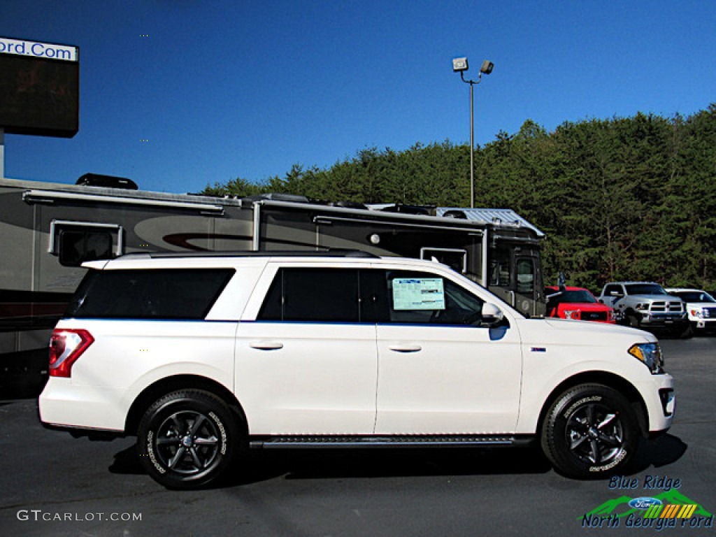 2019 Expedition XLT 4x4 - White Platinum Metallic Tri-Coat / Medium Stone photo #6