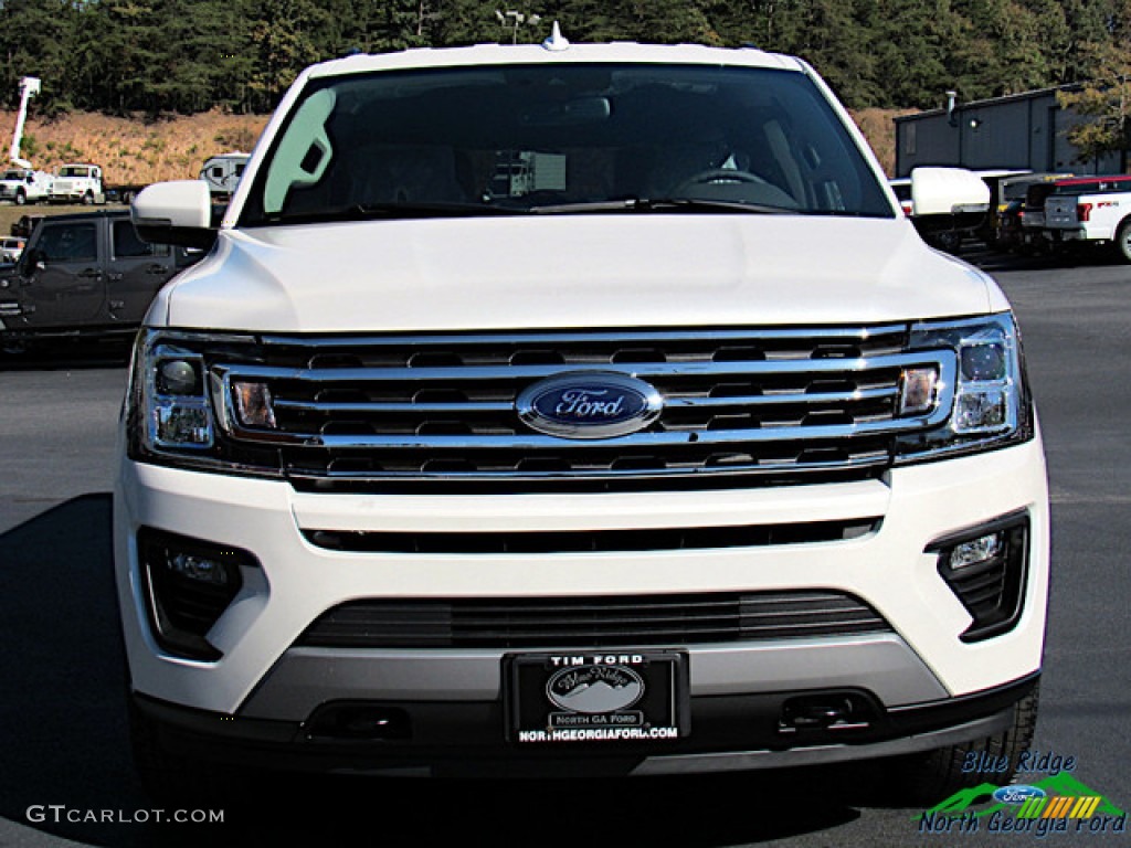 2019 Expedition XLT 4x4 - White Platinum Metallic Tri-Coat / Medium Stone photo #8