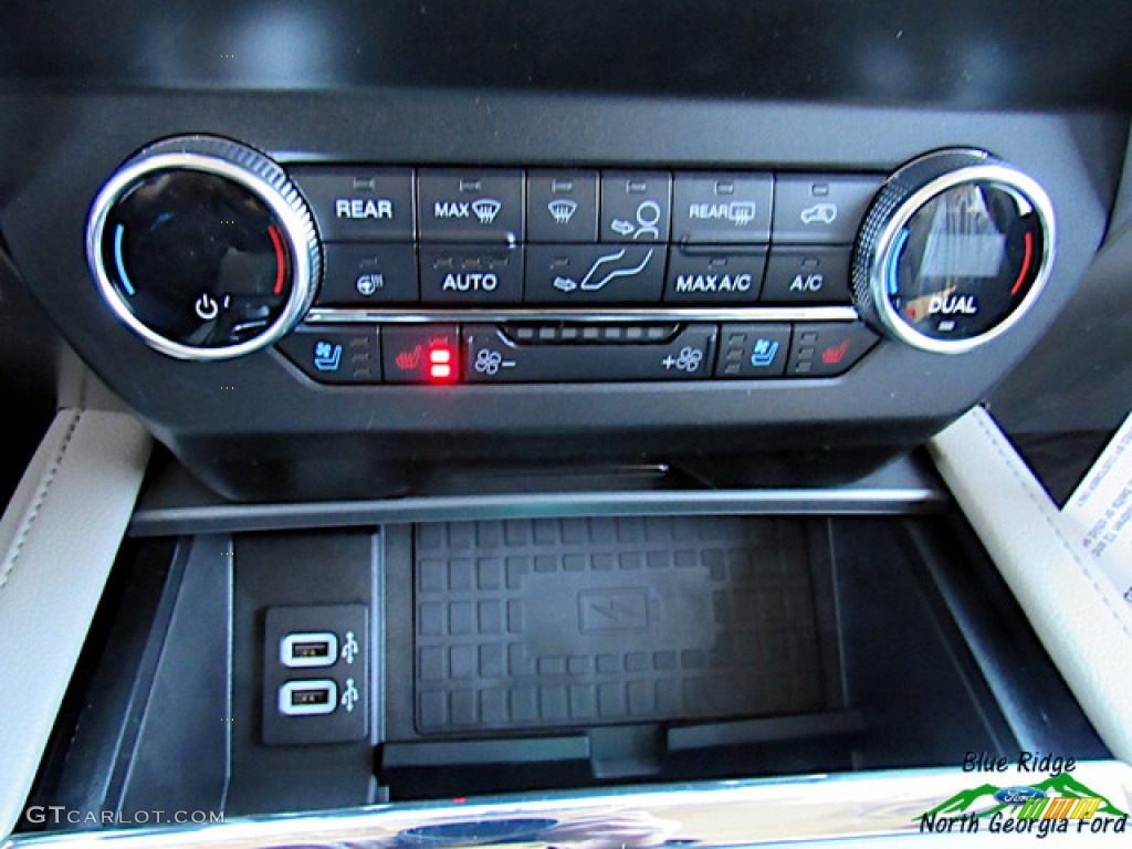 2019 Expedition XLT 4x4 - White Platinum Metallic Tri-Coat / Medium Stone photo #24
