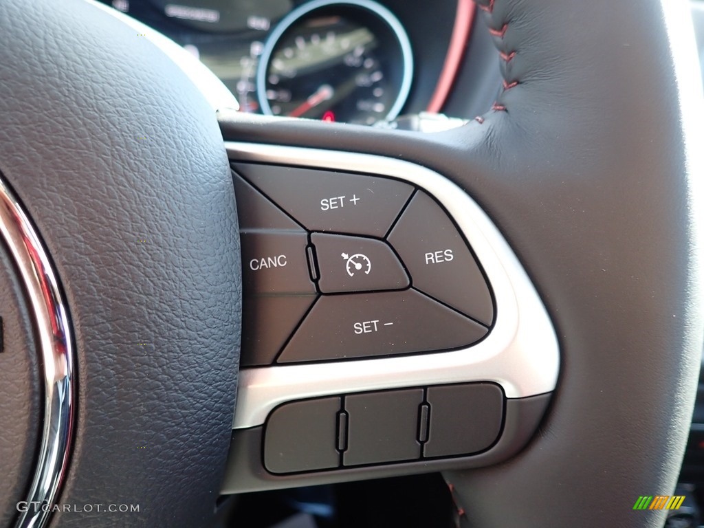 2020 Jeep Compass Trailhawk 4x4 Black Steering Wheel Photo #135776639