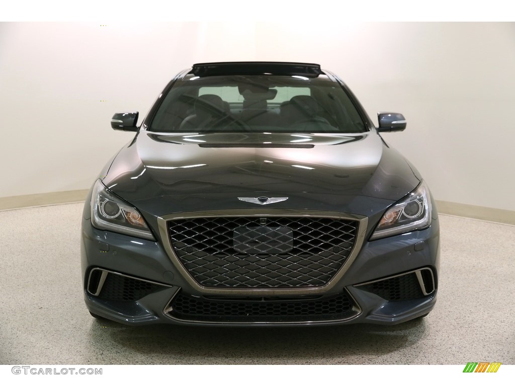 2019 Genesis G80 AWD - Himalayan Gray / Black photo #2