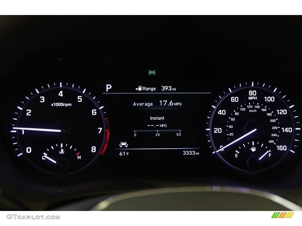 2019 Hyundai Genesis G80 AWD Gauges Photo #135776762