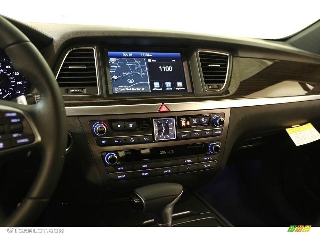 2019 Hyundai Genesis G80 AWD Black Dashboard Photo #135776774