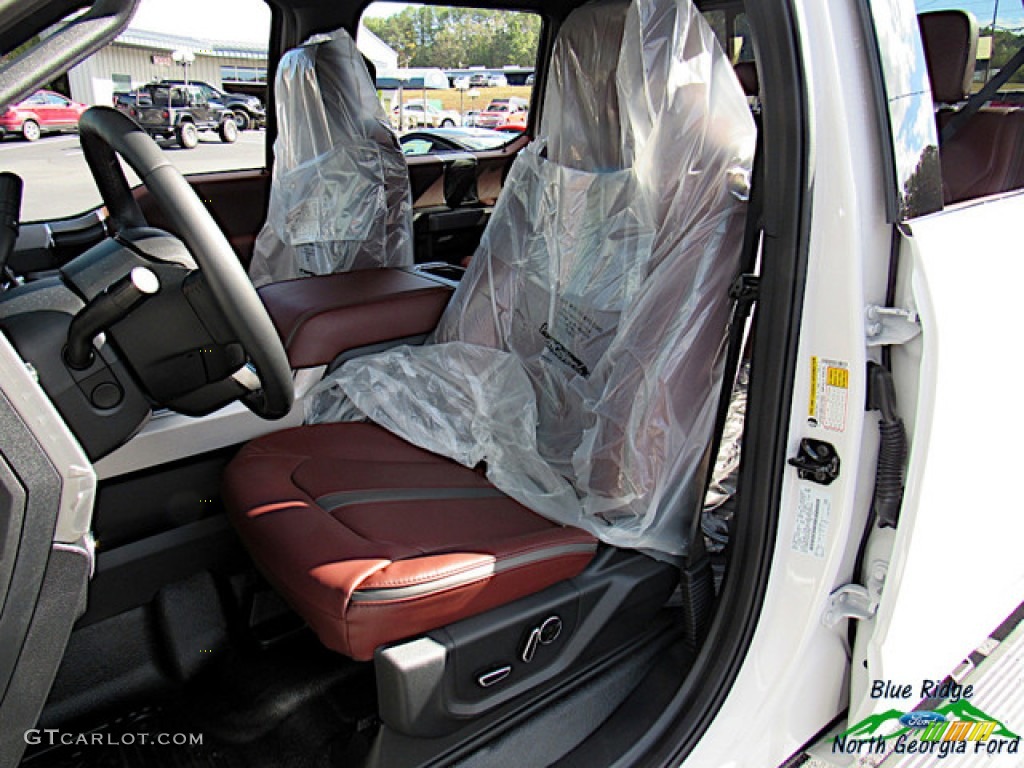 2019 F450 Super Duty Platinum Crew Cab 4x4 - White Platinum Metallic Tri-Coat / Black photo #10