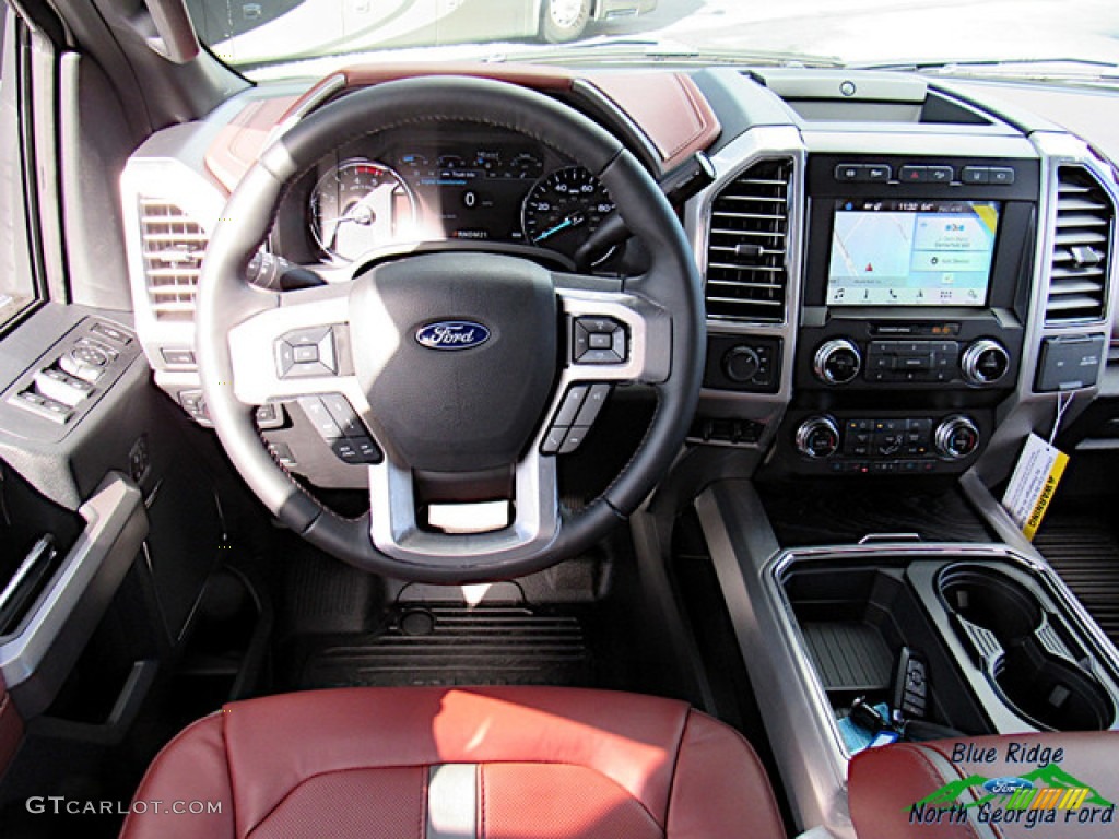 2019 F450 Super Duty Platinum Crew Cab 4x4 - White Platinum Metallic Tri-Coat / Black photo #14