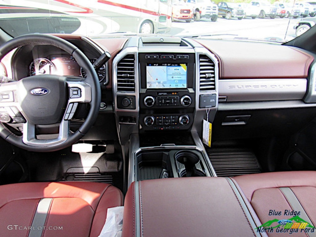 2019 F450 Super Duty Platinum Crew Cab 4x4 - White Platinum Metallic Tri-Coat / Black photo #15