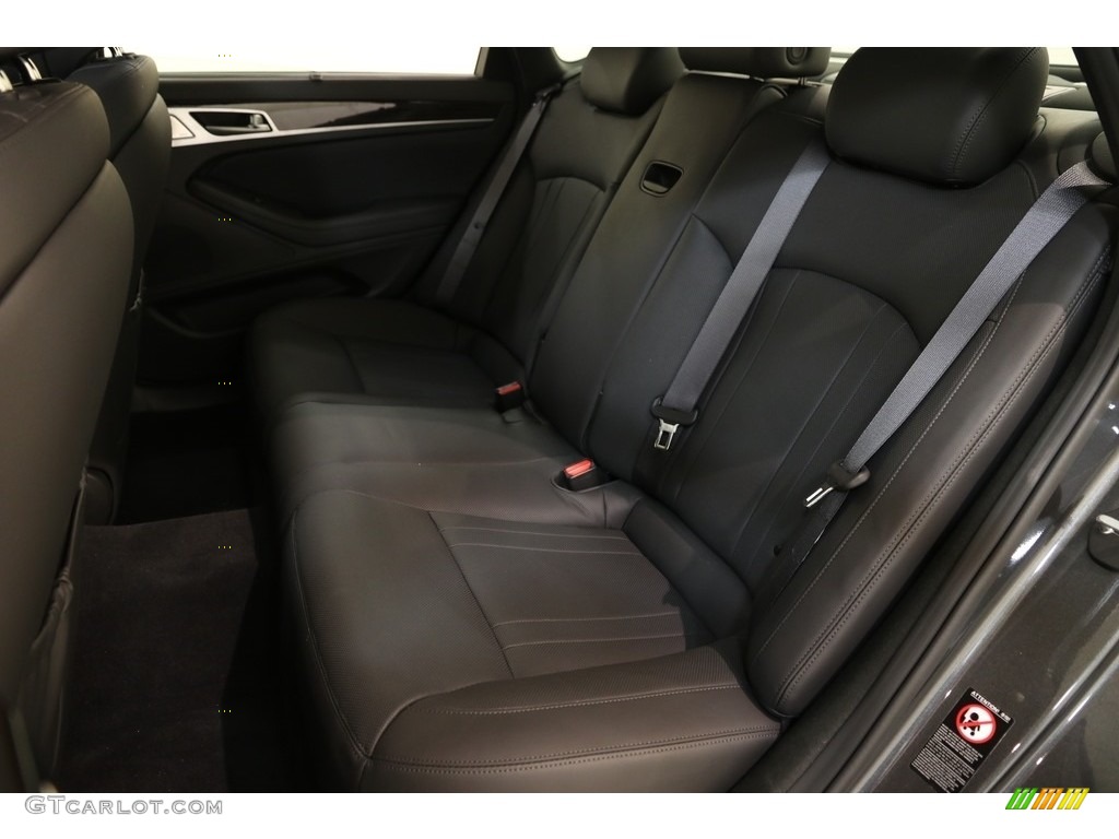 Black Interior 2019 Hyundai Genesis G80 AWD Photo #135777029
