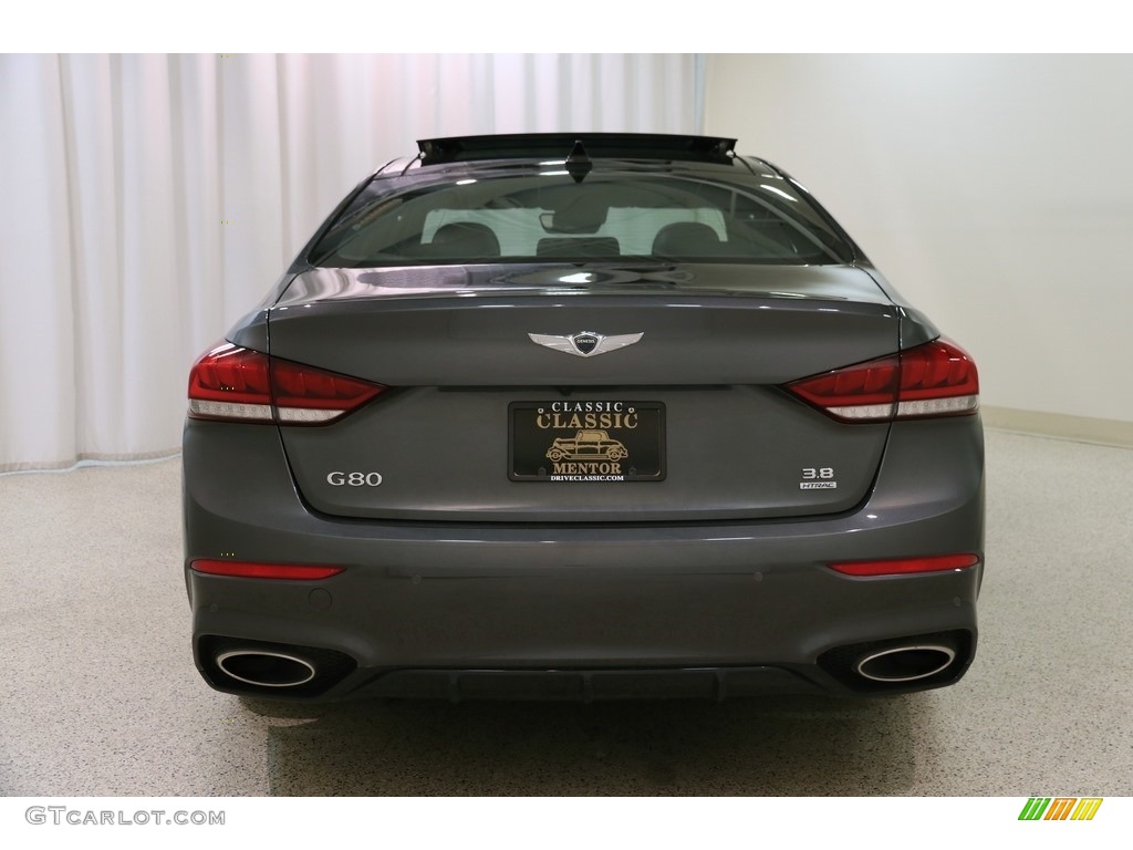 2019 Genesis G80 AWD - Himalayan Gray / Black photo #28