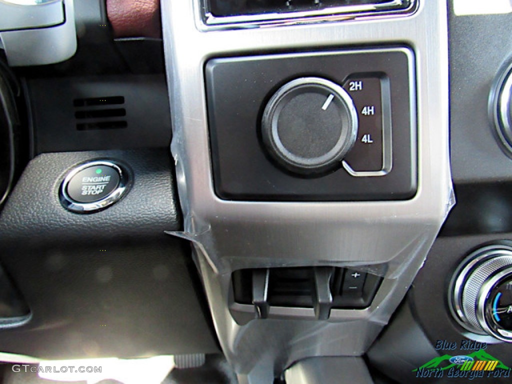 2019 F450 Super Duty Platinum Crew Cab 4x4 - White Platinum Metallic Tri-Coat / Black photo #26