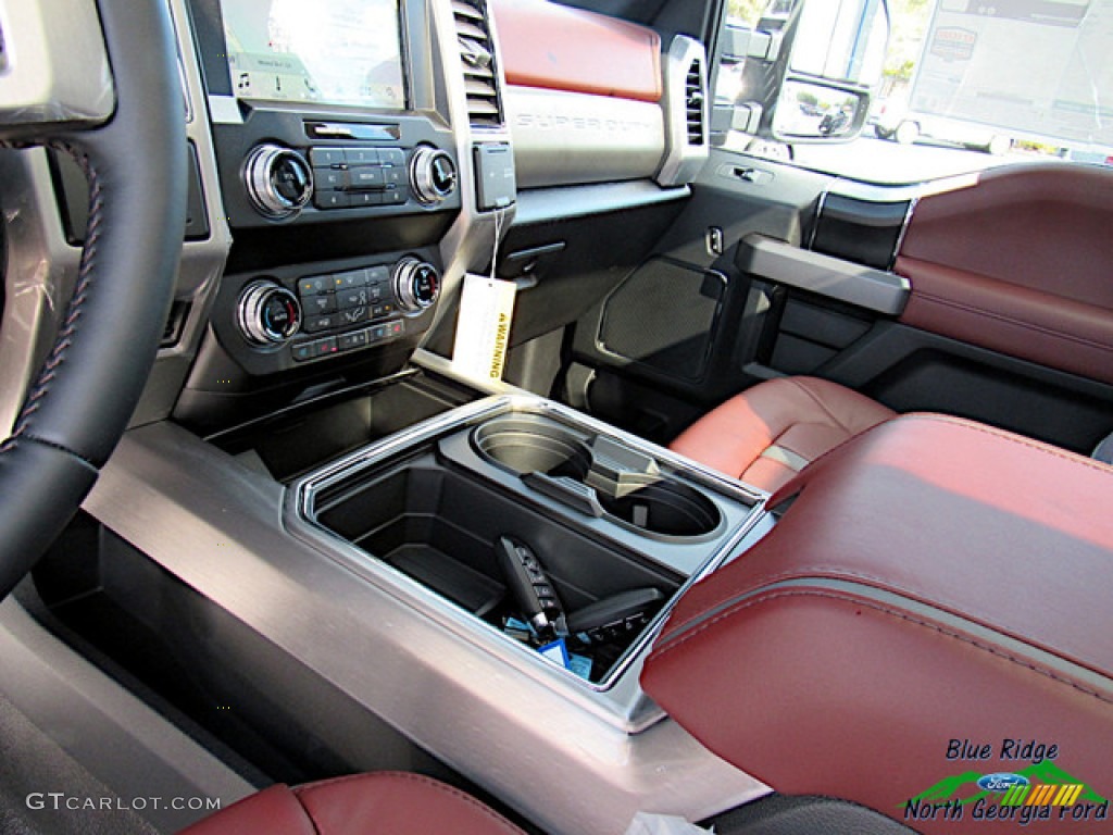 2019 F450 Super Duty Platinum Crew Cab 4x4 - White Platinum Metallic Tri-Coat / Black photo #30