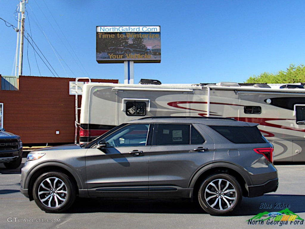 2020 Explorer ST 4WD - Magnetic Metallic / Ebony photo #2