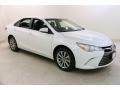 Blizzard White Pearl 2017 Toyota Camry XLE
