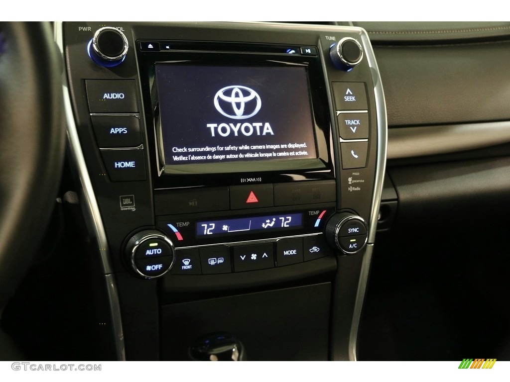 2017 Camry XLE - Blizzard White Pearl / Black photo #9