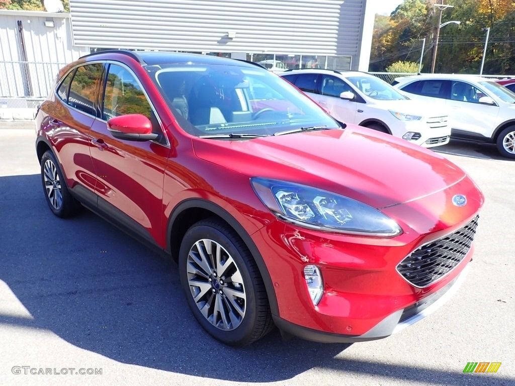 Rapid Red Metallic 2020 Ford Escape Titanium 4WD Exterior Photo #135779666
