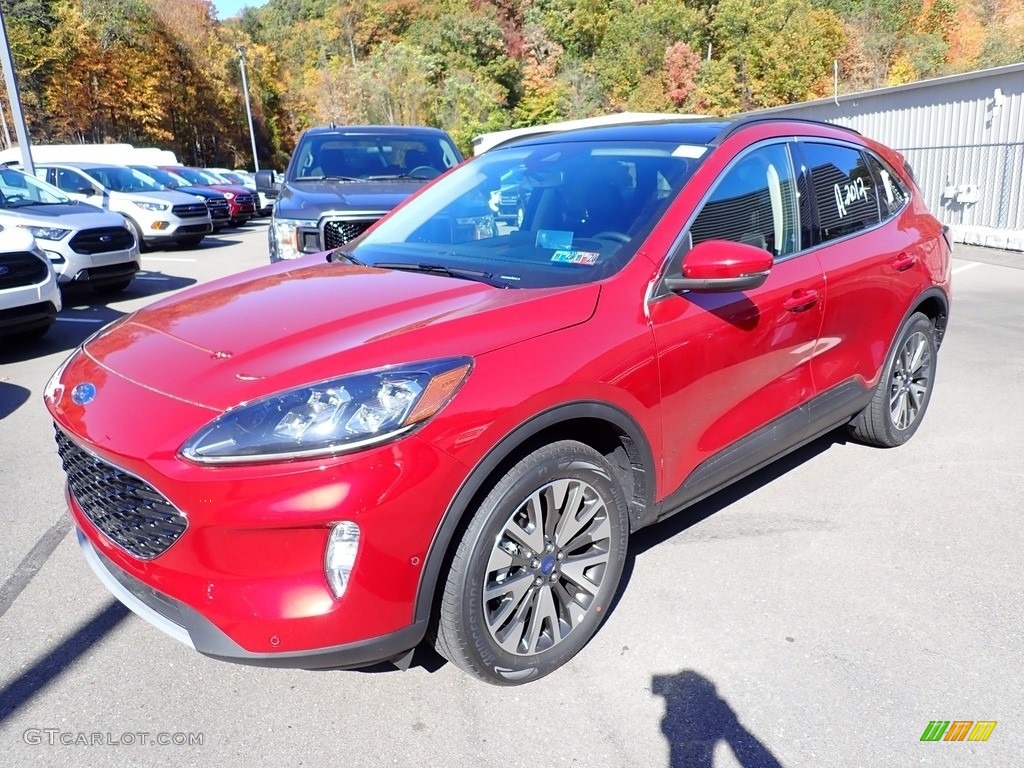 Rapid Red Metallic 2020 Ford Escape Titanium 4WD Exterior Photo #135779678