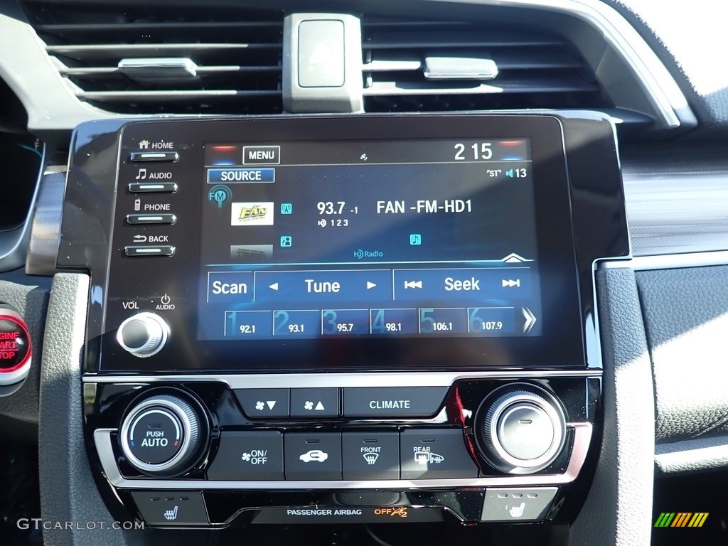 2019 Honda Civic EX Sedan Audio System Photos