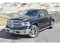 2017 Brilliant Black Crystal Pearl Ram 1500 Laramie Crew Cab 4x4  photo #5