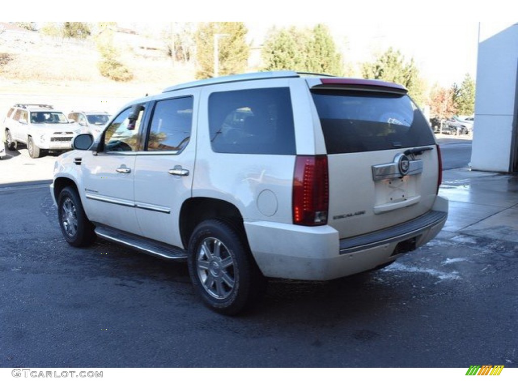 2007 Escalade AWD - White Diamond / Cocoa/Light Cashmere photo #4