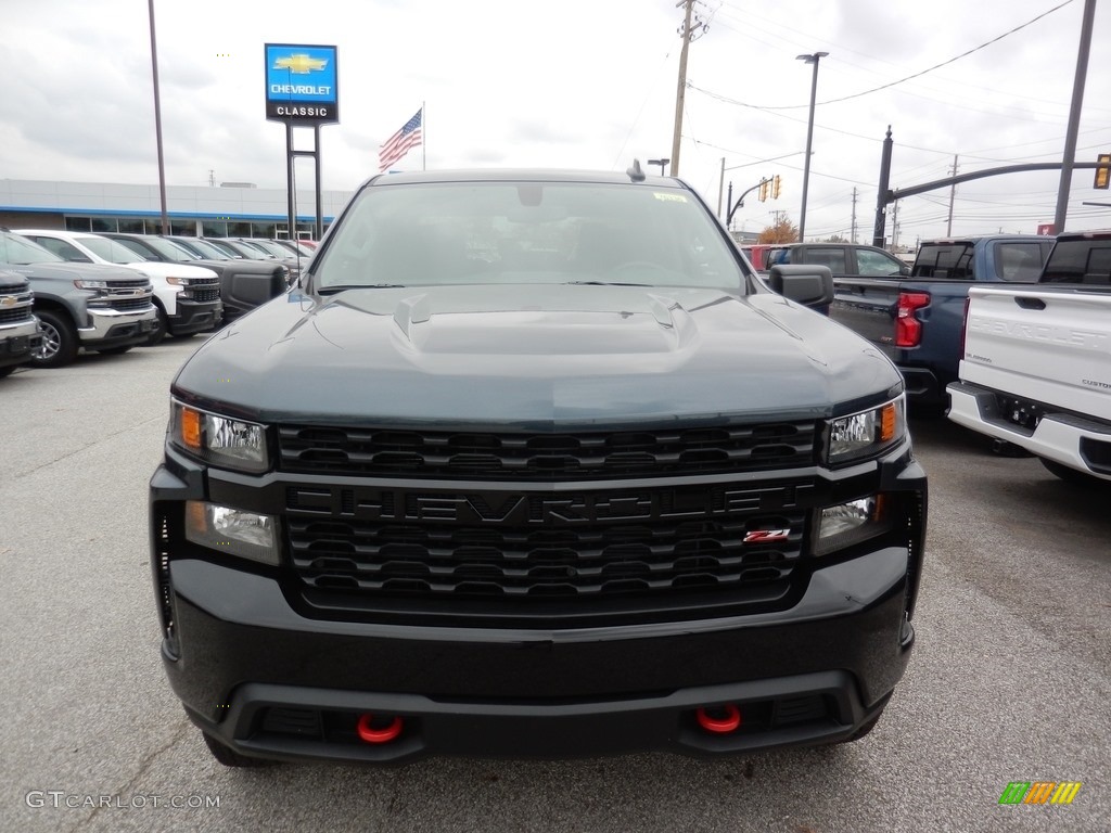 2020 Silverado 1500 Custom Trail Boss Crew Cab 4x4 - Shadow Gray Metallic / Jet Black photo #2