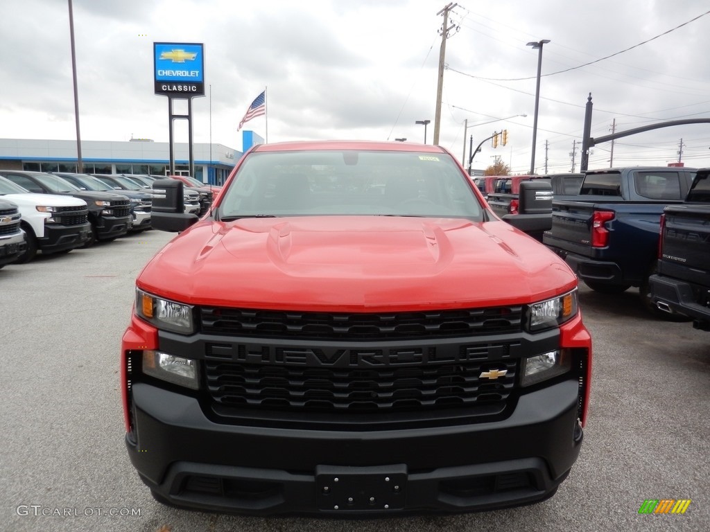 2020 Silverado 1500 WT Regular Cab - Red Hot / Jet Black photo #2