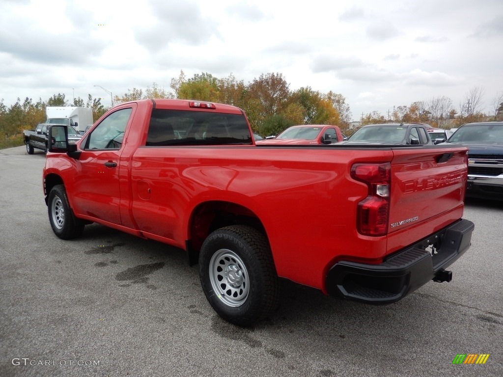 2020 Silverado 1500 WT Regular Cab - Red Hot / Jet Black photo #5