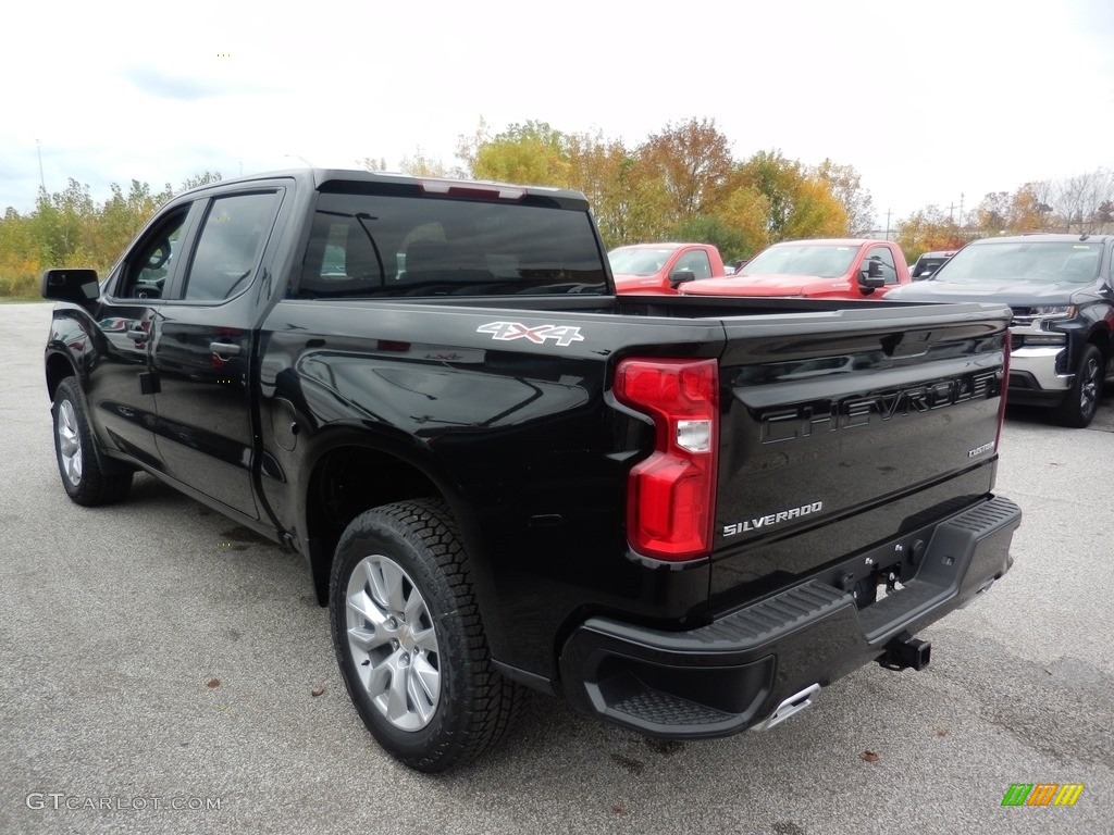 2020 Silverado 1500 Custom Crew Cab 4x4 - Black / Jet Black photo #5